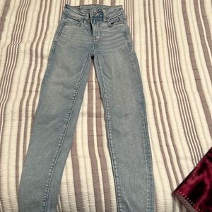 American eagle high rise jegging size 000 short